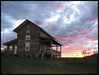 A Big Log Cabin in the Clouds