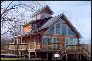 Colucci Log Cabins - The Lodge at Buzzard's Roost
