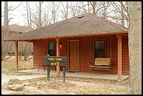 family cabin at Turkey Run State Park